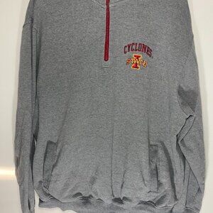 Colosseum Iowa State Cyclones Half Zip Pullover Sweater